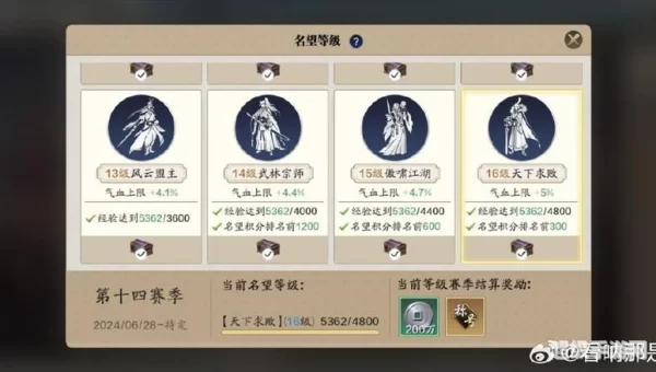 阵营名望怎么升级